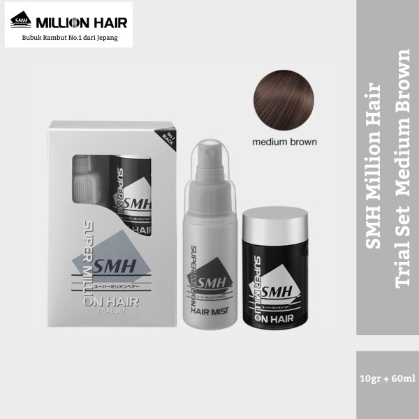 SMH Million Hair Trial Set Medium Brown