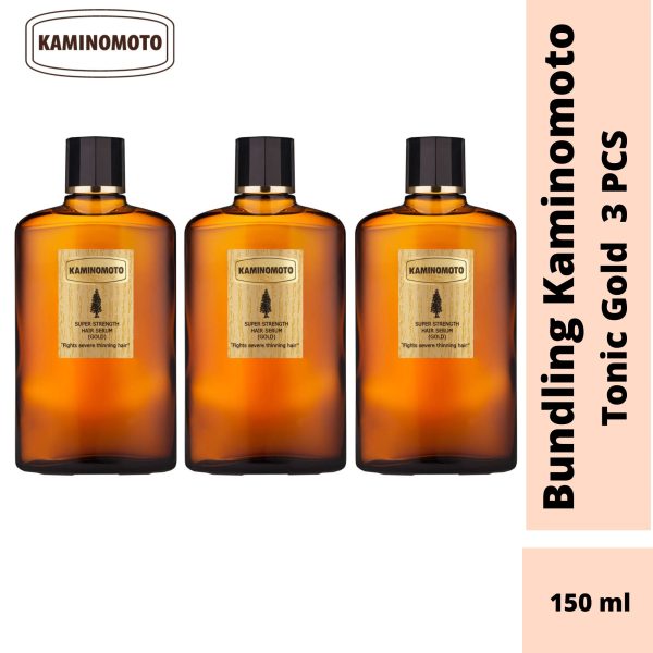 BUNDLING PACKAGE 3 KAMINOMOTO HAIR TONIC GOLD 150ml