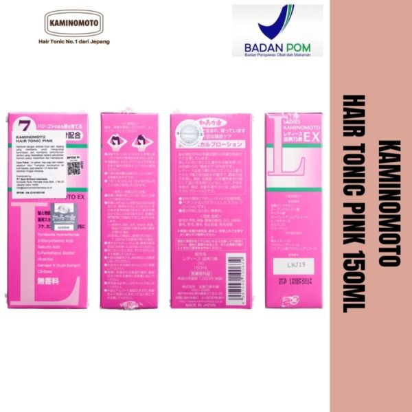 Kaminomoto Hair Tonic Pink 150ml - Image 2